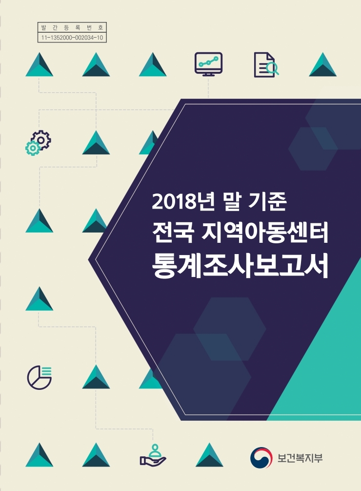 2018년 말 기준 전국 지역아동센터 통계조사보고서