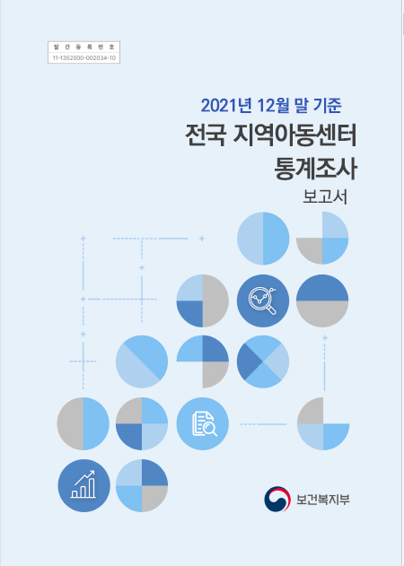 2021년 12월 말 기준 전국 지역아동센터 통계조사보고서